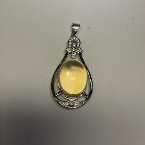 citrine pendant